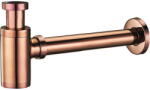 Mexen BRASS mosdókagyló szifon-polszifon, Rózsarany, 79950-60 (79950-60)