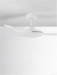 Nova Luce Lustra cu ventilator BLAIRE Aluminiu Mat Alb & Sticla 3ABS Alb Blades Motor DC 38W 220 - 240 Volt IP20 (NV9952360)