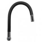 Zegor kifolyócső flexibilis fekete (WKC-057KB)