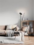 Nova Luce Lampa podea SINKRO Triac Dimabil Negru Otel & Acrylic LED 30 Wat 110-240Volt 2297Lm 3000K IP20 Intrerupator On/Off (NV9002082)