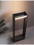 Nova Luce Pitic TWIN Inchis Gray Aluminiu Acrylic Diffuser LED 2x5 Wat 600Lm 3000K 220-240 Volt 50Hz Rotation 0-90o -IP54- (NV713121)