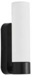 Nova Luce Corp de iluminat pentru baie BLAS Nisipiu Negru Aluminiu & Opal Sticla LED E14 1x5W 230V IP44 Fara bec (NV9953201)
