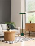 Nova Luce Lampa podea VETRO Mat Verde Aluminiu & Acrylic Negru Fabric Wire LED 33 Wat 220-240 Volt 2666Lm 3000K IP20 (NV9223417)
