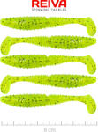 Reiva Zander Power Shad 8cm 5db/cs (Poppy Green) (9901-803)
