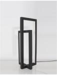 Nova Luce Veioza ZESIRO Sand Negru Aluminiu & Acrylic LED 12W 24V 800Lm 3000K IP20 (NV9086022)