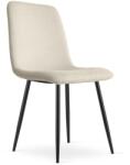  Krém étkezőszék RIFT fekete lábakkal