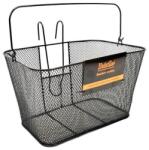 VeloGo első akasztós fém kosár fekete szögletes