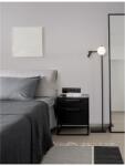 Nova Luce Lampa podea JOLINE Nisipiu Negru Metal & Aluminiu Alb Opal Sticla LED 6W 450Lm Samsung 1x3W 200Lm 230V 3200K IP20 (NV9919532)