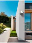 Nova Luce Aplica LOCK Aluminiu Inchis Gray Alb and Clear Acrylic Diffuser, AC Driver Included LED 12 Wat 960Lm 220-240 Volt 50Hz Beam 45 degrees 3000K or 4000K -IP54- (NV813101)
