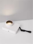 Nova Luce Veioza KEDROS Touch Dimabil Nisipiu Alb Aluminiu & Otel LED 3 Wat 5 Volt 65 Lm 3000K IP20 (NV9870037)