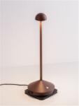 Nova Luce Lampa podea LUMO Nisipiu Rust Brown Aluminiu turnat Aluminiu & Polycarbonate Frost LED 2W 120Lm 3.7V 3000K IP54 combine cu 9030609 or 9030614 (NV9030619)