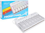 Inlea4Fun Hordozható mini zongora, zsebzongora POCKET PIANO - Fehér (RA-ZMU.CY-8047B.BIA)
