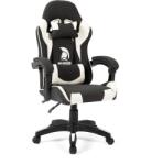  Szövet Gamer szék Warrior Basic 1-F fehér-fekete