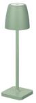 Nova Luce Lampa podea COLT Nisipiu Olive Verde Aluminiu turnat Aluminiu & Acrylic LED 2 Wat 207Lm 3000K IP54 Beam Angle 62O DC 5V Intrerupator On/Off USB Wire Dimabil (NV9223414)