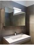 Nova Luce Corp de iluminat pentru baie POLO Opal Sticla & Satin Nickel E14 2x40W IP44 Fara bec (NV602202)