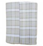 Polášek Kockás konyharuha Egypt - 3 darabos szett - sz. 78 | Világos szürke (110332-15)