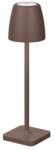 Nova Luce Lampa podea COLT Nisipiu Rust Brown Aluminiu turnat Aluminiu & Acrylic LED 2 Wat 207Lm 3000K IP54 Beam Angle 62O DC 5V Intrerupator On/Off USB Wire Dimabil (NV9223412)