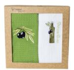 Polášek Hímzett konyharuhák motívummal - 2 darabos szett - Olivabogyók sz. 9 (28572660-01)