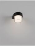 Nova Luce Aplica DARF Nisipiu Negru Aluminiu ABS Diffuser LED 5 Wat 420Lm 3000K CRI>80 100-240 Volt 50Hz Beam Angle 104° IP65 Deschis jos (NV9925665)