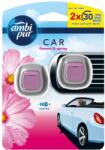 Ambi Pur Car autóillatosító 2x2ml virágok és tavasz