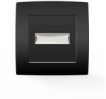 ELMARK City csengő kapcsoló névkártya tartóval antracit (193171)