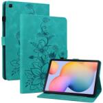  Husă ART LILY cu clapetă pentru Samsung Galaxy Tab S6 Lite 2024 / S6 Lite 2022 / S6 Lite verde