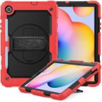  SOLID Rezistență la 360 husă pentru Samsung Galaxy Tab S6 Lite 2024 / S6 Lite 2022 / S6 Lite roșu