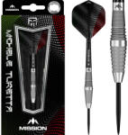 Mission Darts dart szett steel Mission Michele Turetta Sandblasted 23gr, 95% gravírozott