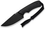 CIVIVI Gander C24058B-2 14C28N Black Canvas Micarta bushcraft kés (C24058B-2)