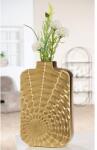  Palack formájú arany színű modern kerámia váza napsugaras díszítéssel 30cm Sunny