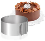  Állítható tortaforma, tortakarika, tortagyűrű - 15 cm magas