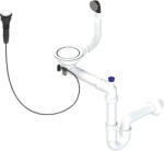 LAVEO helytakarékos szifon pneunatikus vezérléssel, króm