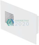 Zehnder - ComfoEdge Dupla kombinált külső fali rács jobb oldali frisslevegő csatl. Horganyzott acél test, RAL9016 fedőlemez. Csatlakozás DN 125, max. 120 m³/h névleges légáram (990430571)