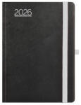 TopTimer Naptár, tervező, A5, napi, TOPTIMER, "Nero", fekete-szürke (CONKN021SZU)