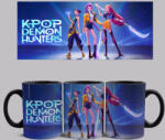  KPOP - Demon-Hunters bögre (Fekete)