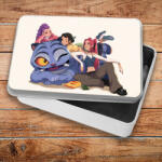  KPOP - Demon-Hunters fém szendvicsdoboz (tároló doboz)