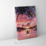 Makana Hinta a naplementében - Számfestő készlet, kerettel (40x50 cm)