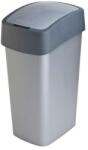 Keter "pacific Flip Bin" Billenő Fedeles Szemetes 45l - Ezüst/grafit