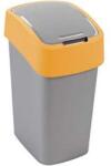 Keter "pacific Flip Bin" Billenő Fedeles Szemetes 9l - Ezüst/narancssárga