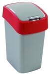 Keter "pacific Flip Bin" Billenő Fedeles Szemetes 25l - Ezüst/piros