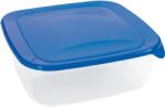 Keter "fresh&go" Szögletes ételtartó 2, 9l - Transzparens/kék