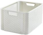 Keter "style" L Méretű Rattan Kosár 30l - Krém