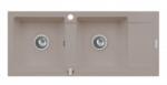 Pyramis Chiuveta bucatarie granit Pyramis MIDO 116x50 2B 1D Beige 070090701 (070090701) - toolmax Chiuveta