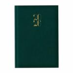 ARTILUX Agenda A5 datata zilnic Arti Lux, hartie ivory, coperta verde (EJ261113)