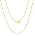 BeSpecial Colier argint 925 placat cu aur 18K, FIGARO, UNISEX, 50 cm, 1, 7 mm (CRR98)