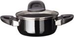 Silit Oala cu capac Silit Modesto Line 16cm 13L Negru Inductie Silargan (2101303183)