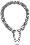 TRIXIE Zgarda Lant Cu Doua Randuri, Semistrangulanta, L-XL: 55 cm 2.5 mm, 2245
