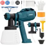HANSILK Sistem de vopsire HANSILK 800W cu rezervor 1200ml 5 duze si 3 tipuri de pulverizare (SPA6004)