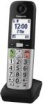 Panasonic Telefon Panasonic KX-TGUA40EXB Negru-Argintiu Compatibil cu Aparate Auditive Display LCD 21 (KX-TGUA40EXB)