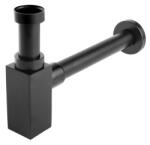 Ferro Quadro - sifon din alamă, negru - S280-BL - Ferro (S280-BL)